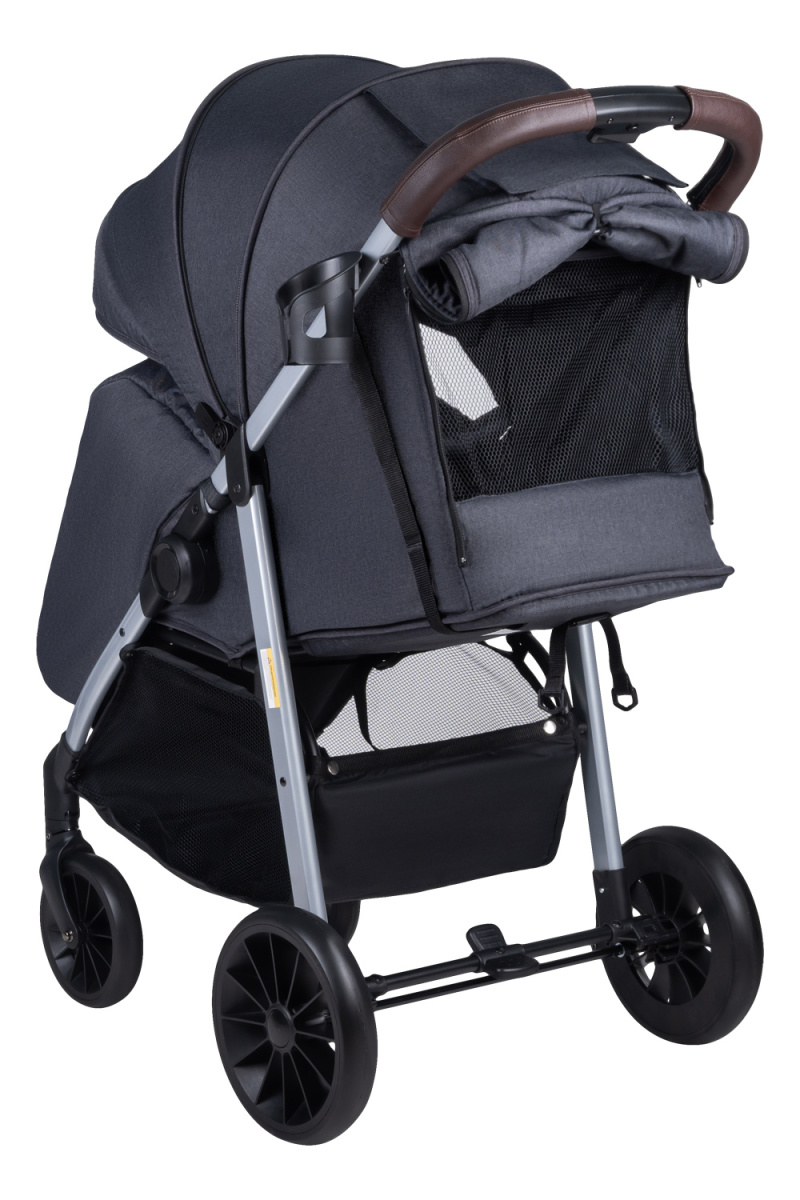 Коляска детская прогулочная Farfello COSTA Jenny + (Steel Grey/ Темно-серый)