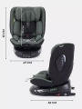 Автокресло Rant Helix isofix группа 0/1/2/3 (40-150 см; 0-36 кг), Green