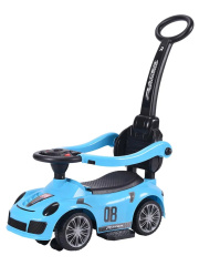Детская каталка Sevillababy Racer 3 в 1 с ручкой 8189 blue/синий