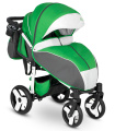Прогулочная коляска Camarelo Elf белая рама зеленый