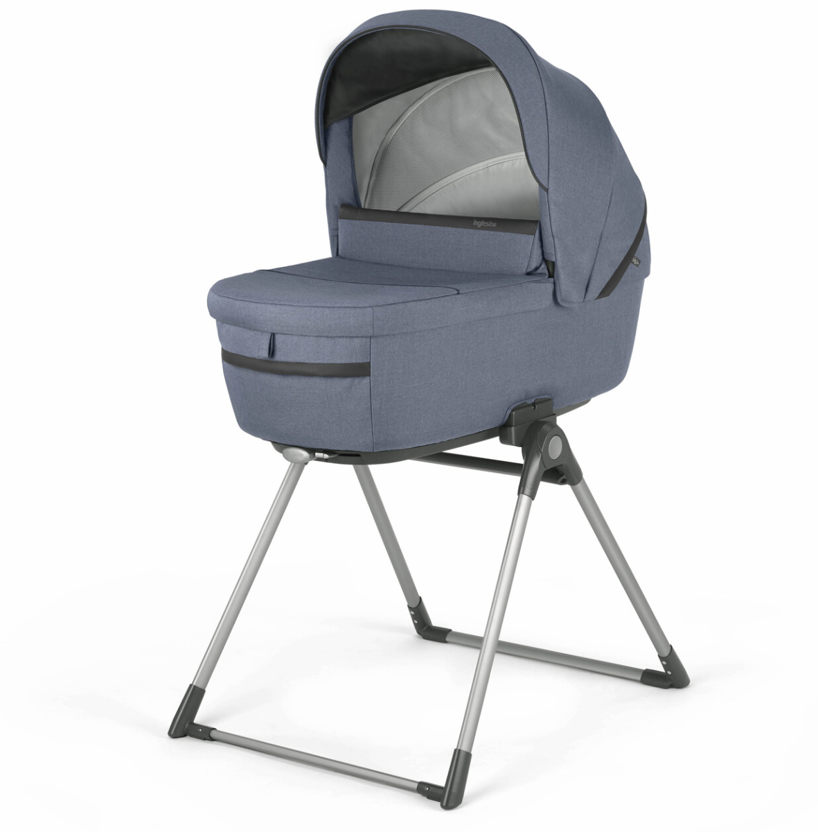 Коляска 3 в 1 Inglesina Aptica  с подставкой под люльку Stand Up,  Alaska Blue