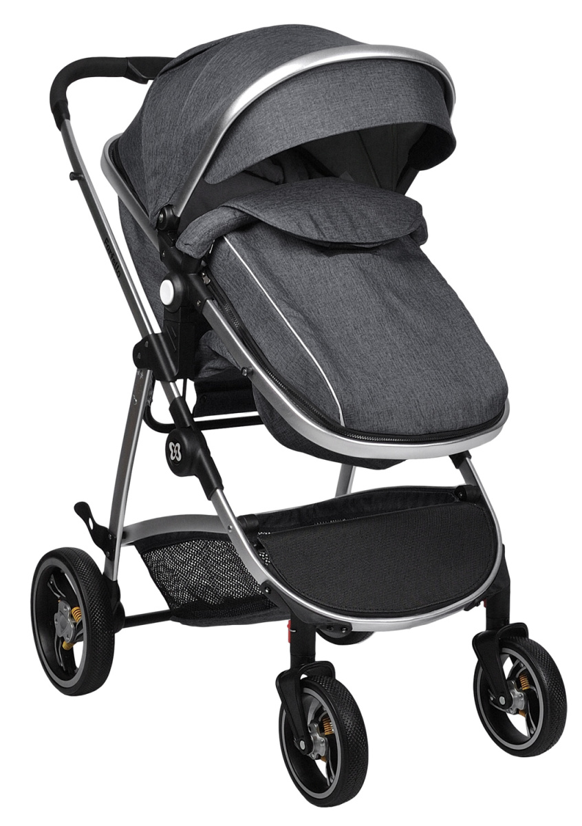 Коляска трансформер Farfello Pristina (Черный PS-15)